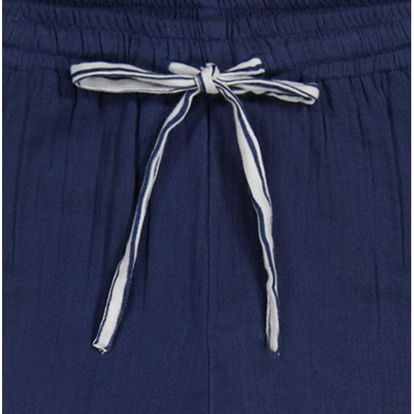 Mer St Barth La Plage Boys Drawstring Pants Lapis Blue