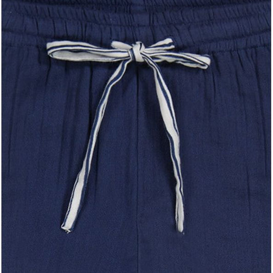 Mer St Barth La Plage Boys Drawstring Pants Lapis Blue