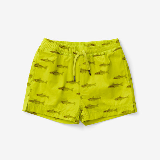 Swim Trunks - Salmon | Chartreuse