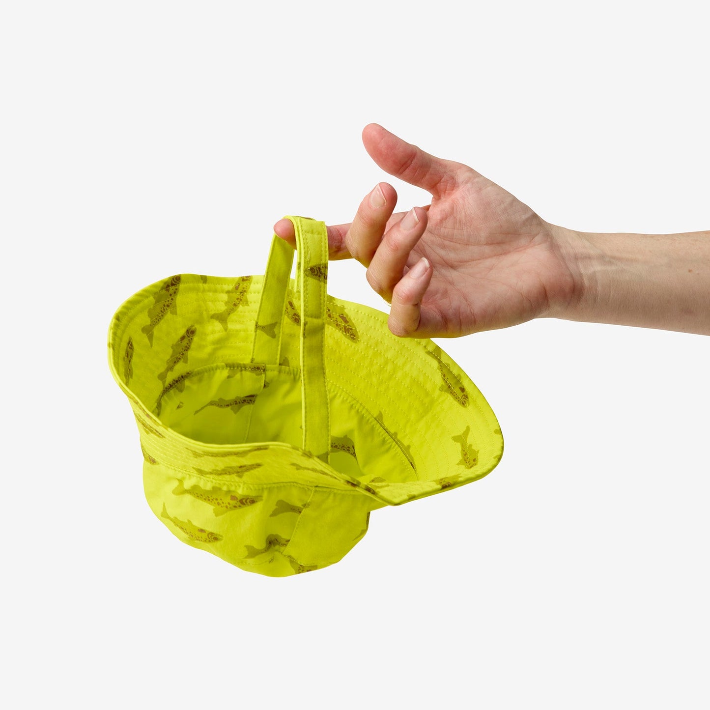 Sun Hat - Salmon | Chartreuse