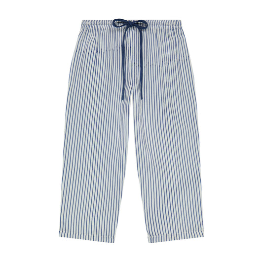 Mer St Barth La Plage Boy's Drawstring Pant Marine Stripe
