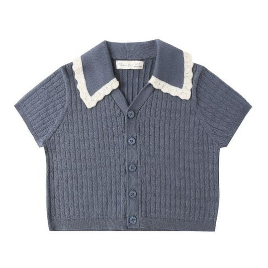 Sloane Knit Top || Marine