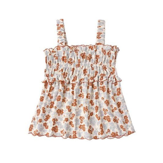Smocked Tank || Americana Floral