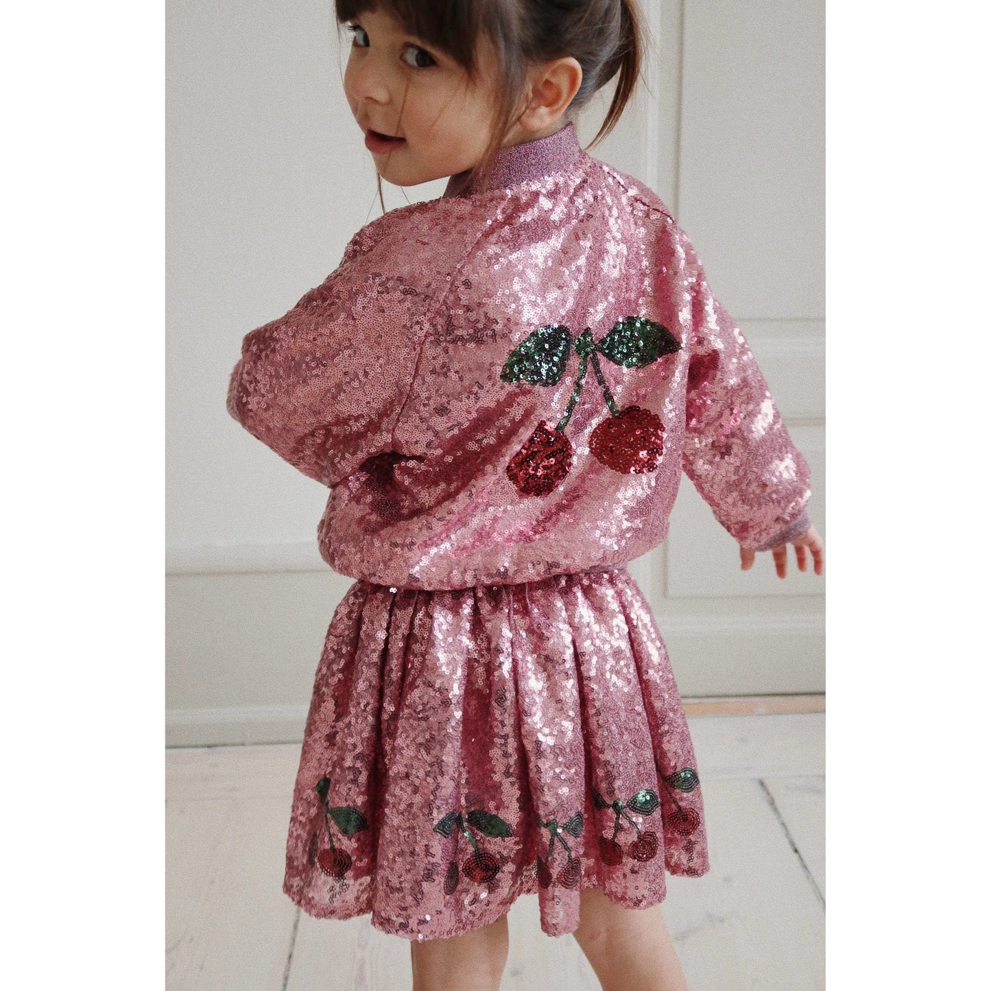 STARLA SEQUIN JACKET - BLUSH