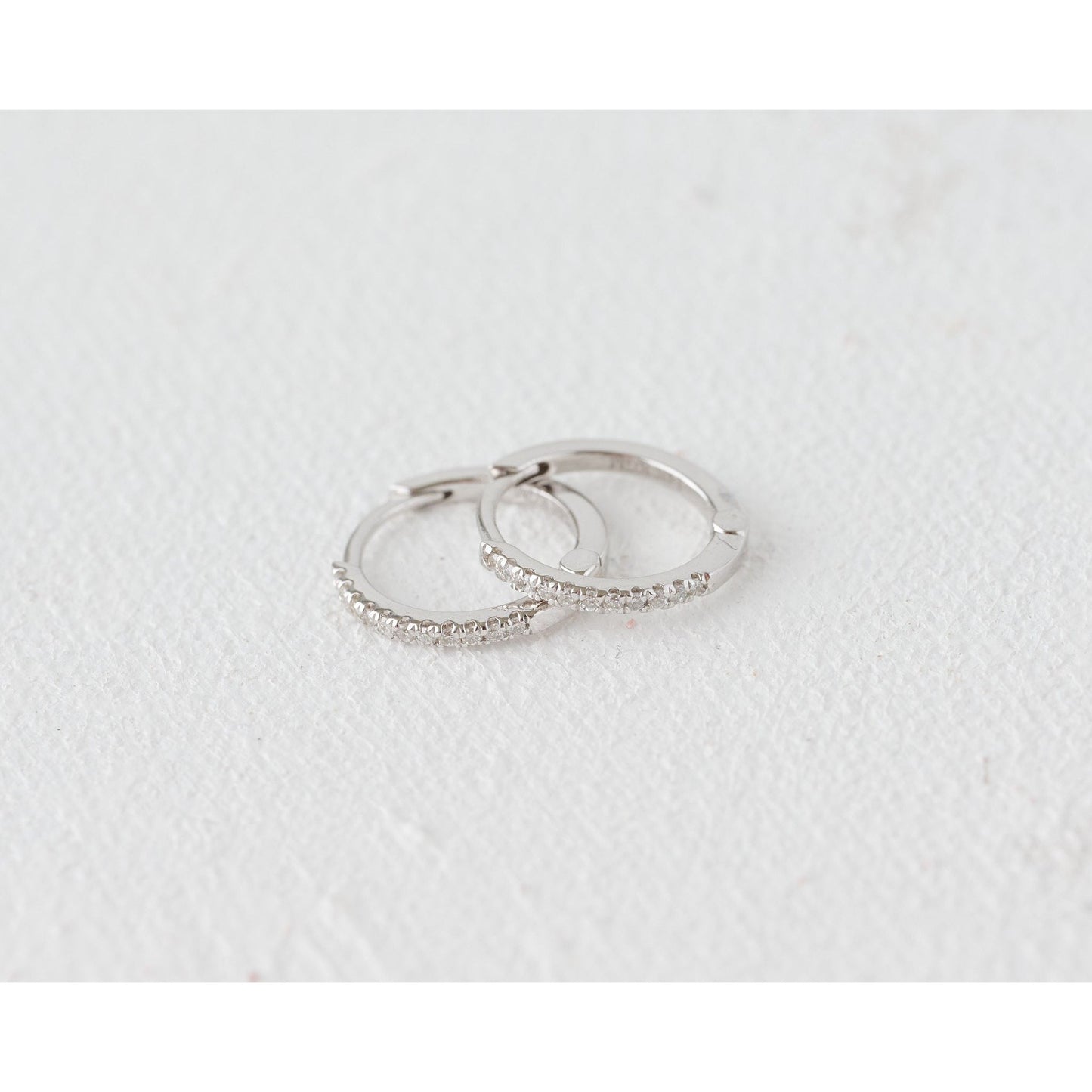 Mini Diamond Hoops