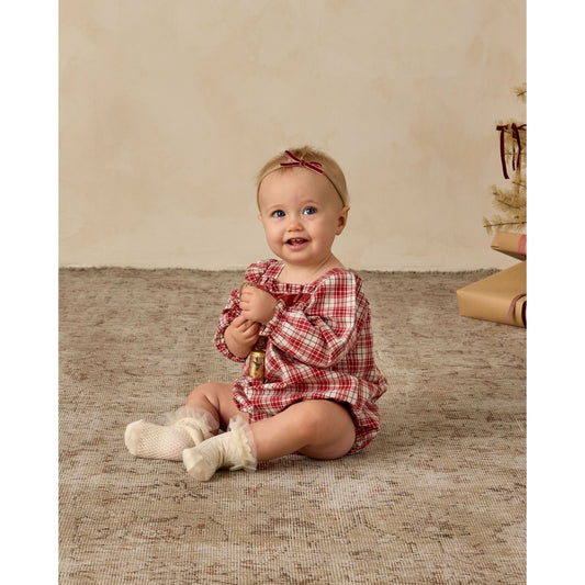 Annette Romper | Holiday Tartan