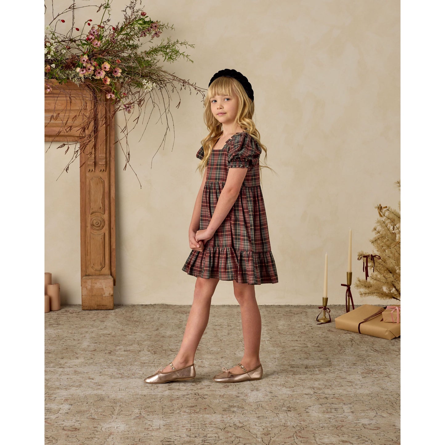 Louella Dress | Winter Tartan