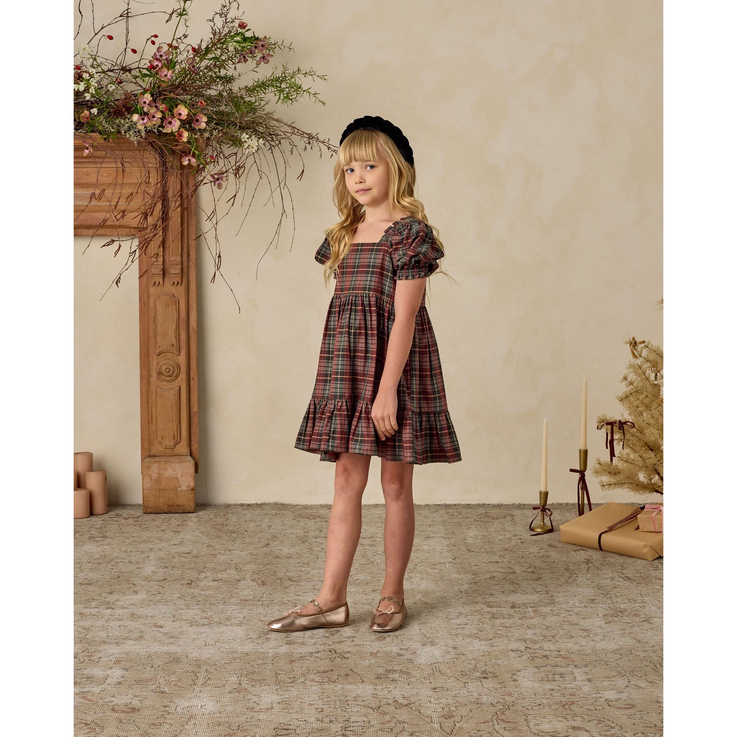 Louella Dress | Winter Tartan