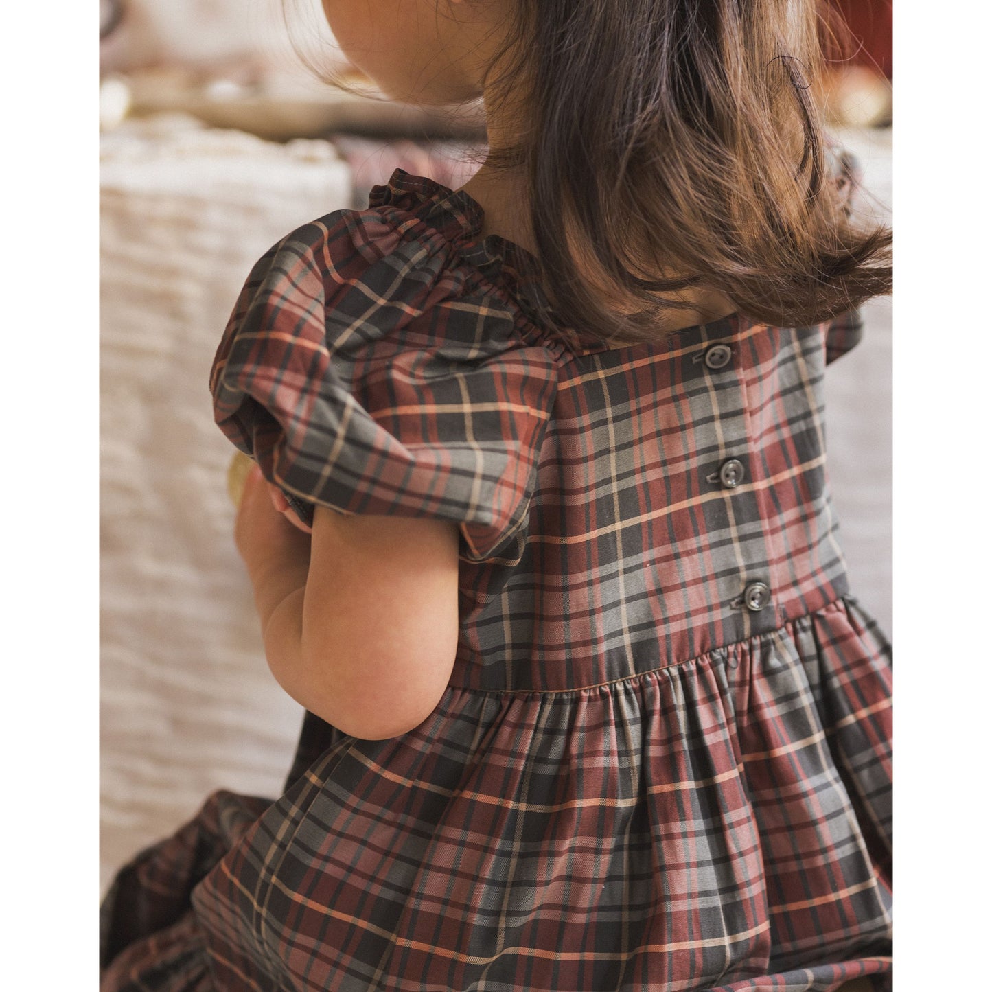 Louella Dress | Winter Tartan