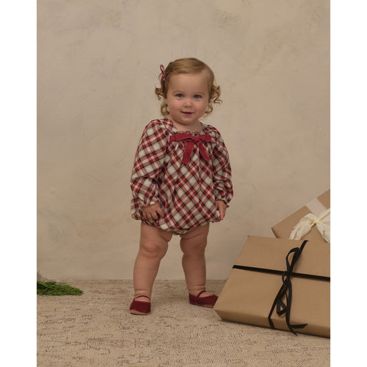 ANNETTE ROMPER || HOLIDAY TARTAN