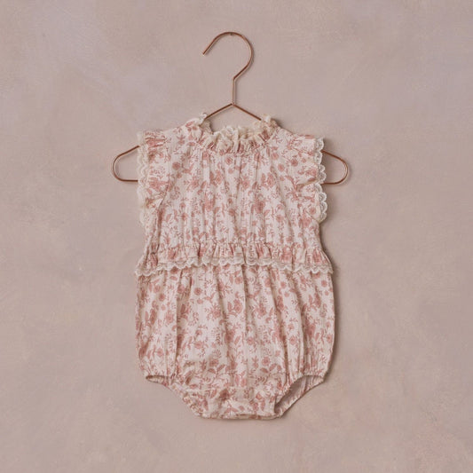 Alice Romper | Pink Toile