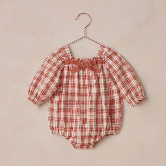 Annette Romper | Holiday Tartan