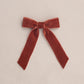 Velvet Bow | Ruby