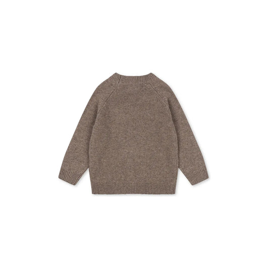 BILLI KNIT SWEATER - TEDDY BEAR