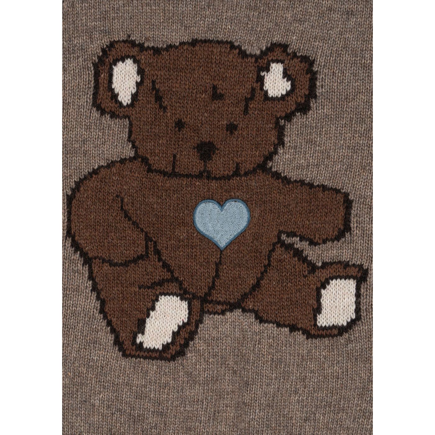 BILLI KNIT SWEATER - TEDDY BEAR