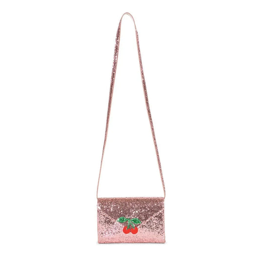 LOVE LETTER BAG - PINK GLITTER