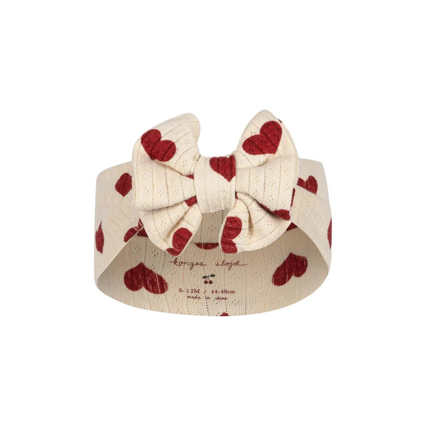 MINNIE BAMBI BONNET GOTS - AMOUR ROUGE