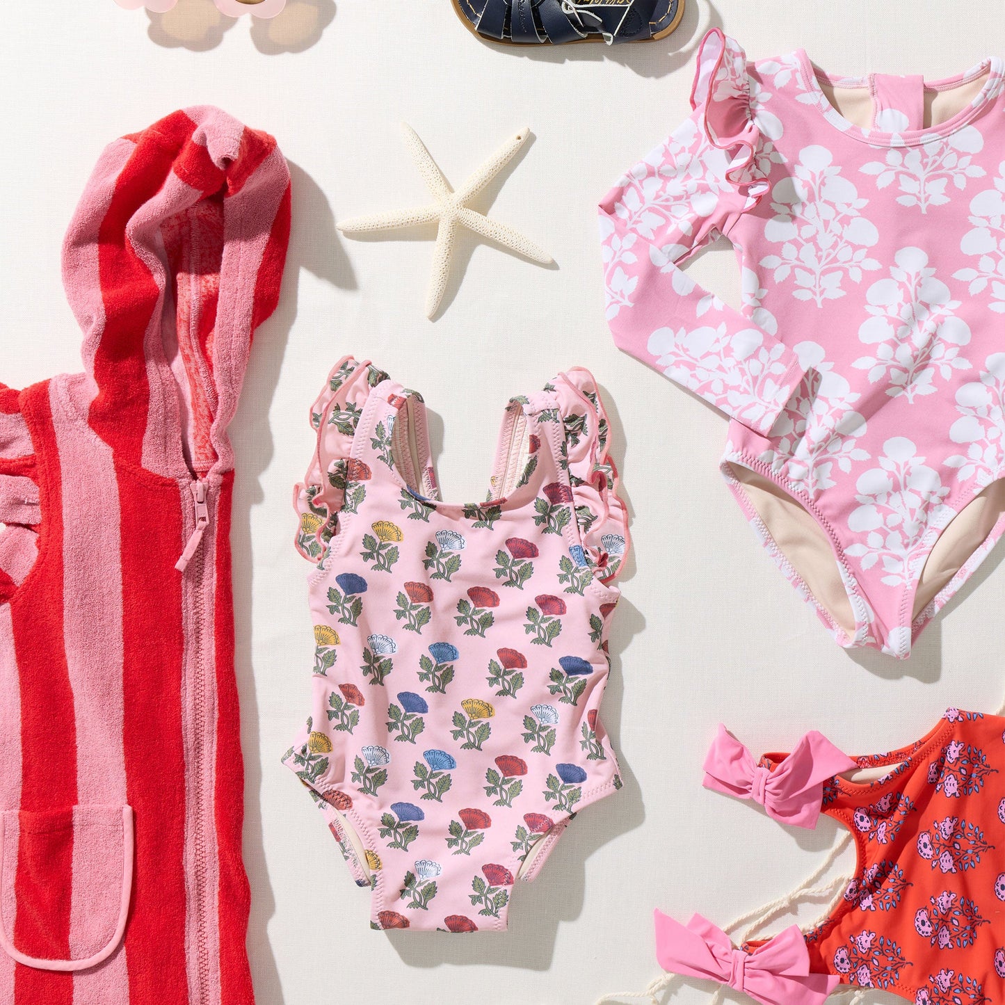 Girls Shelly Suit - Strawflower