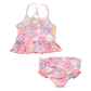 Girls Joy Tankini - Pink Seashells