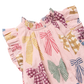 Girls Harper Dress - Patterned Bows