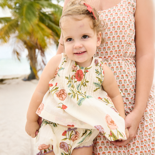 Baby Girls Jaipur 2-PC Set - Rosewick Poppy
