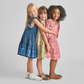 Girls Mary Barrett Dress - Pink Strawflower