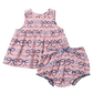 Baby Girls Jaipur 2-PC Set - Pink Bows