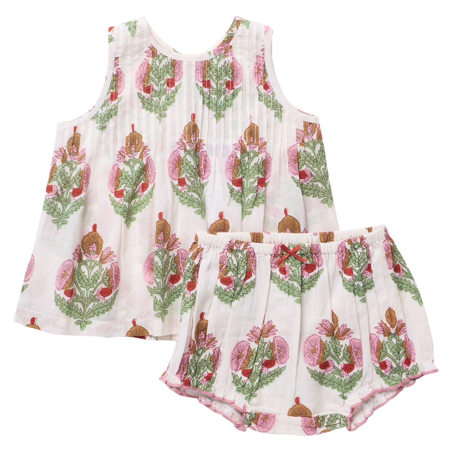 Baby Girls Jaipur 2-PC Set - Pink Bellflower
