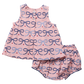 Baby Girls Jaipur 2-PC Set - Pink Bows