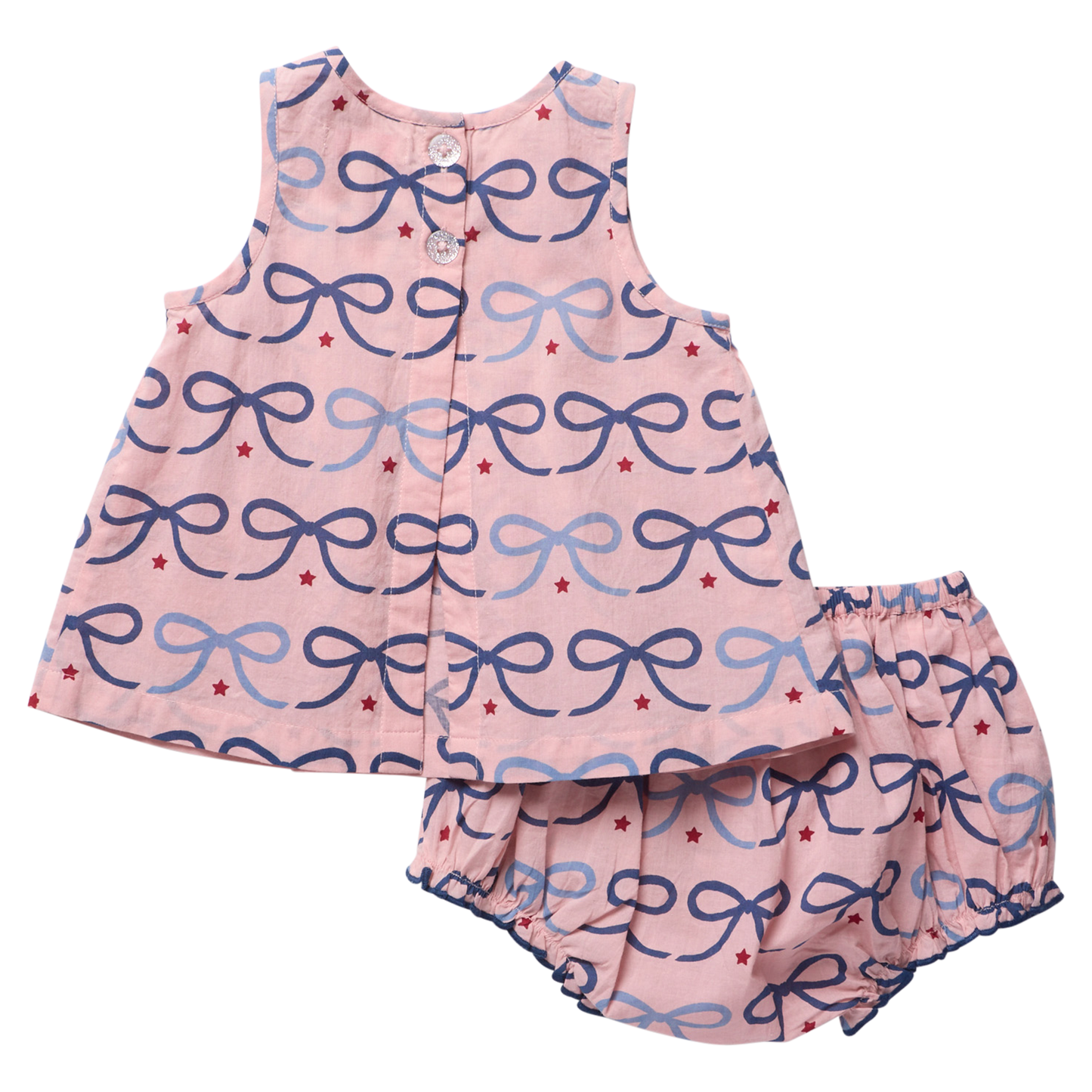 Baby Girls Jaipur 2-PC Set - Pink Bows