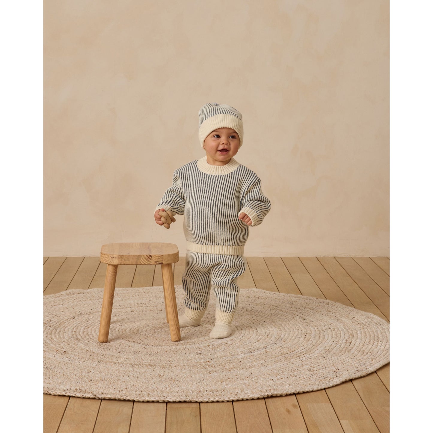 Relaxed Knit Sweater || Ocean