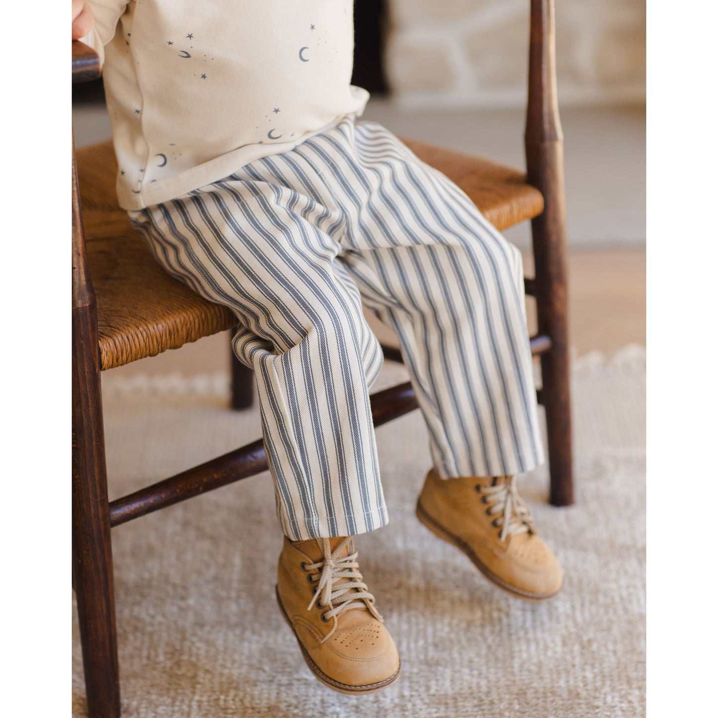 Grayson Pant || Ocean Pinstripe