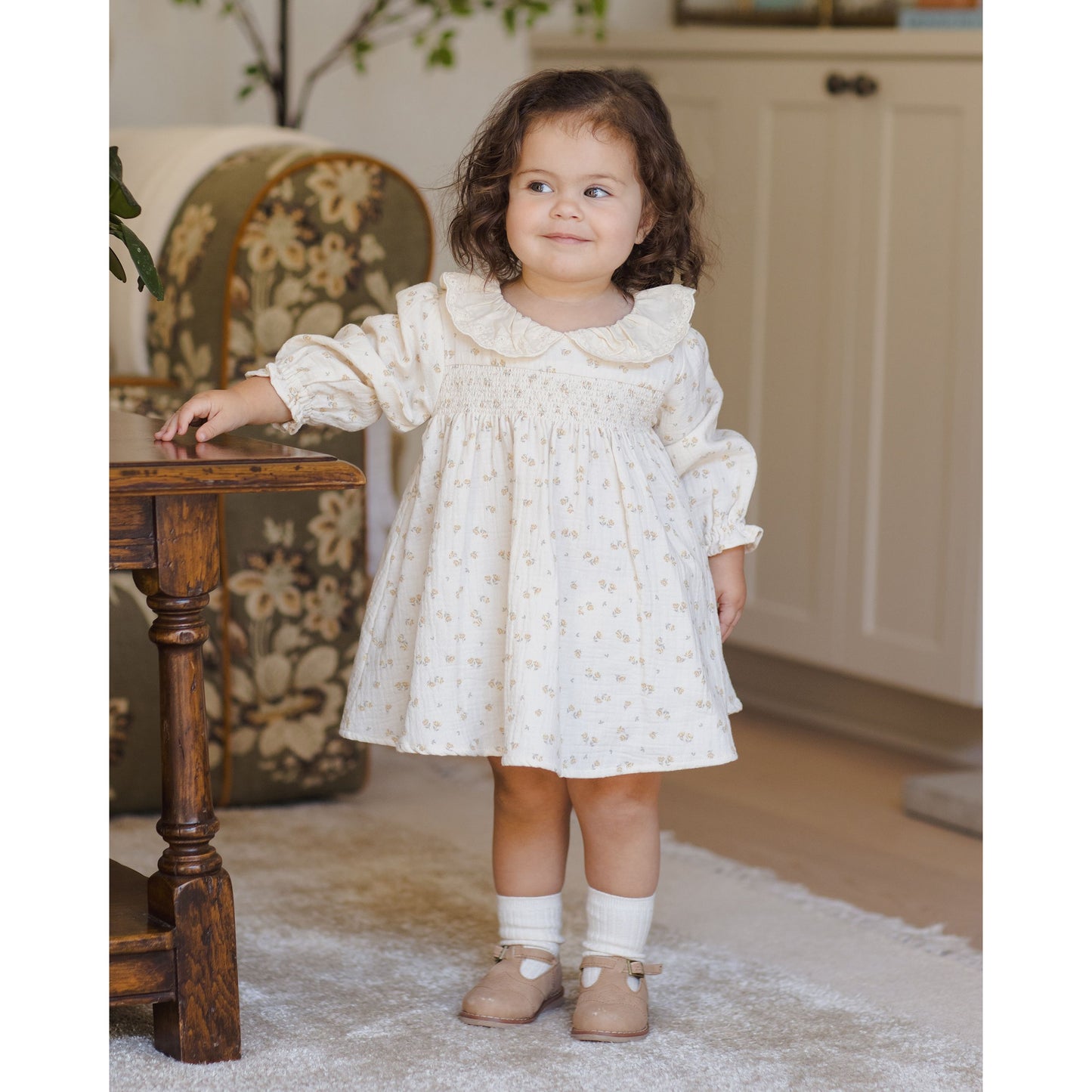 Callie Dress || Golden Floral