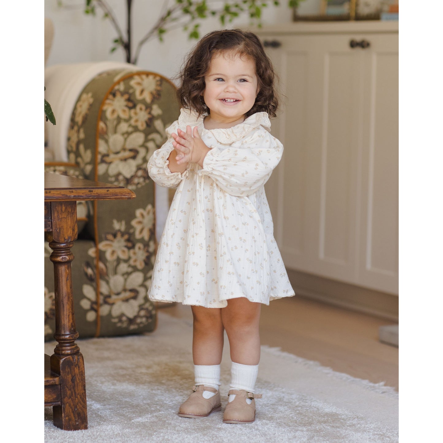 Callie Dress || Golden Floral