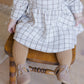 SIMONE DRESS || BLUE PLAID