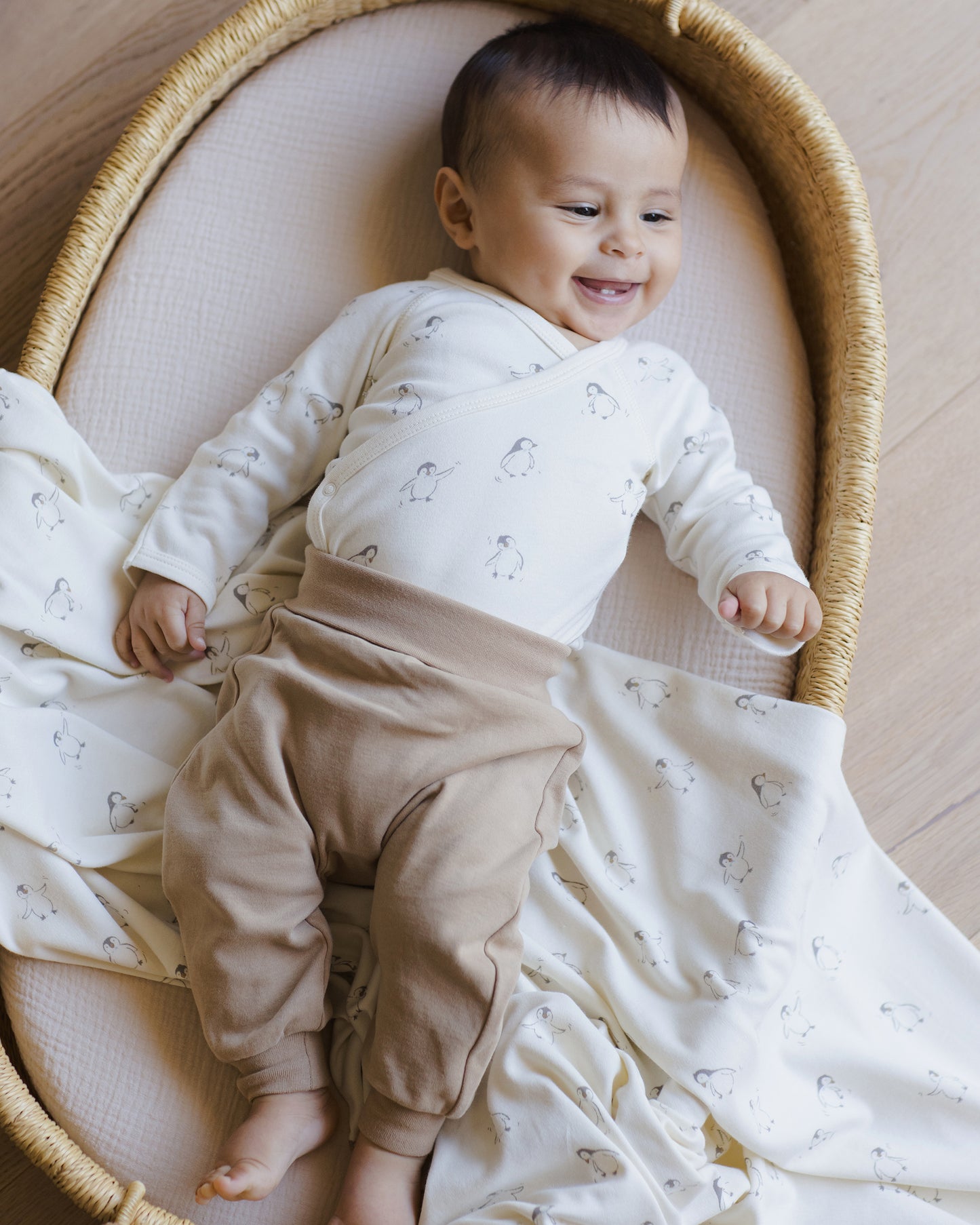 SIDE SNAP BODYSUIT + PANT SET || PENGUINS