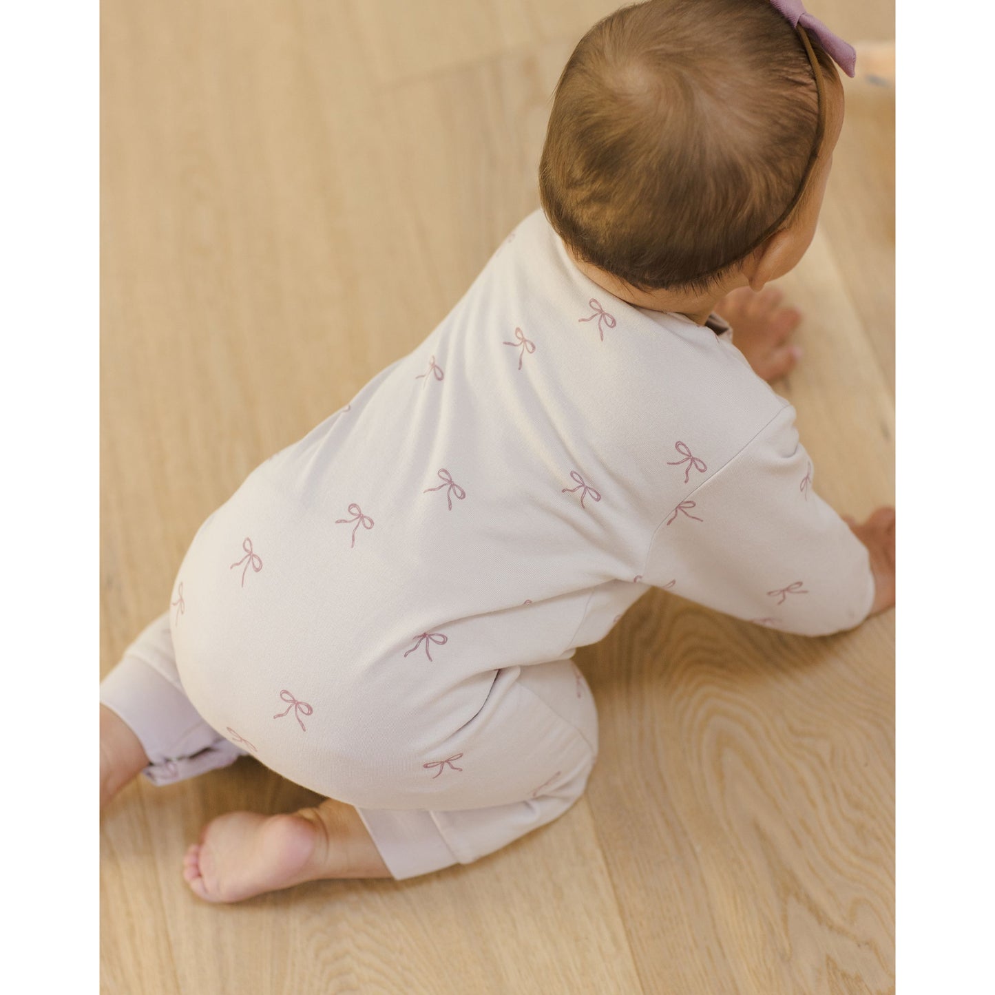 Relaxed Fleece Jumpsuit || Bows
