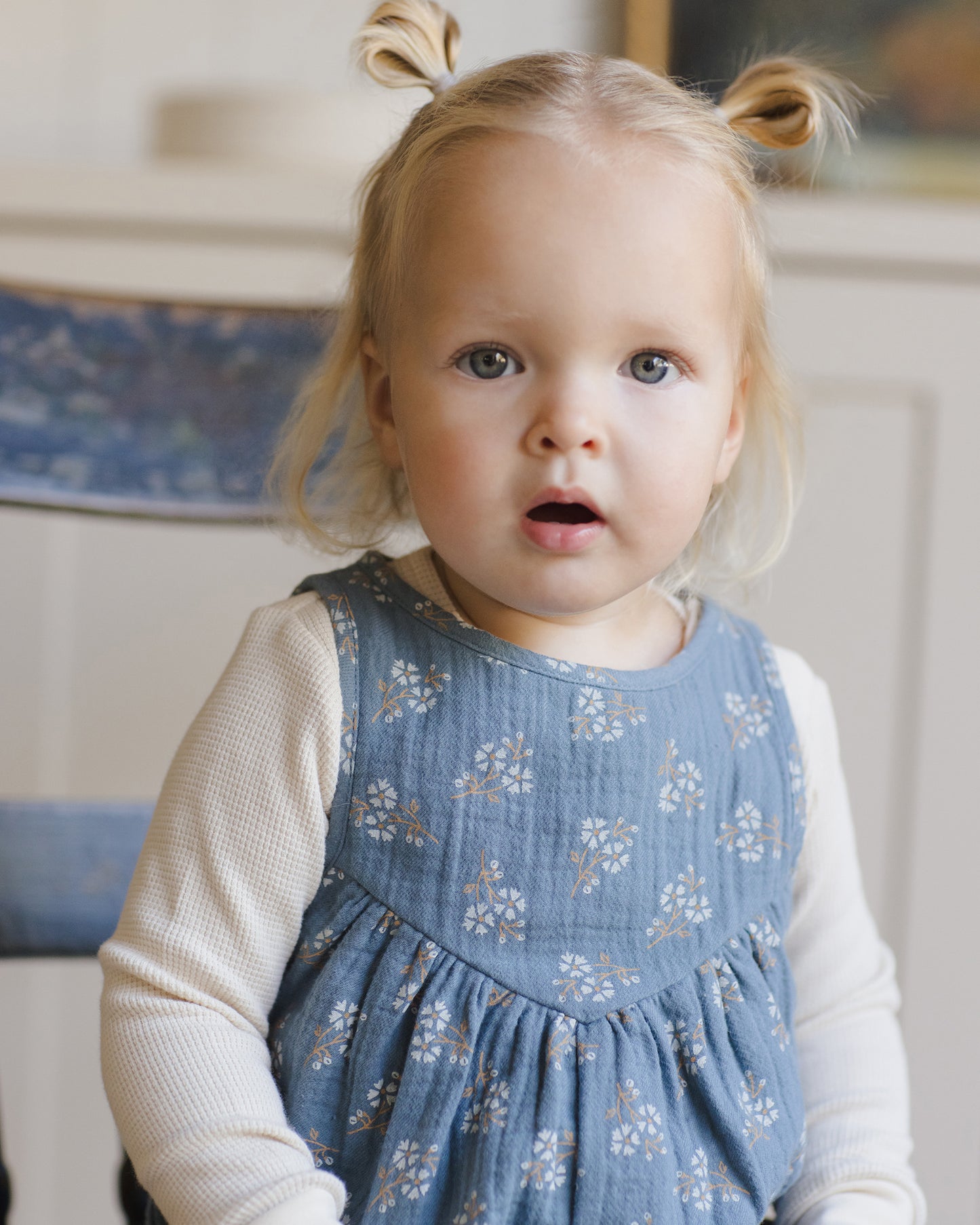MAISIE OVERALL || BLUE FLORAL