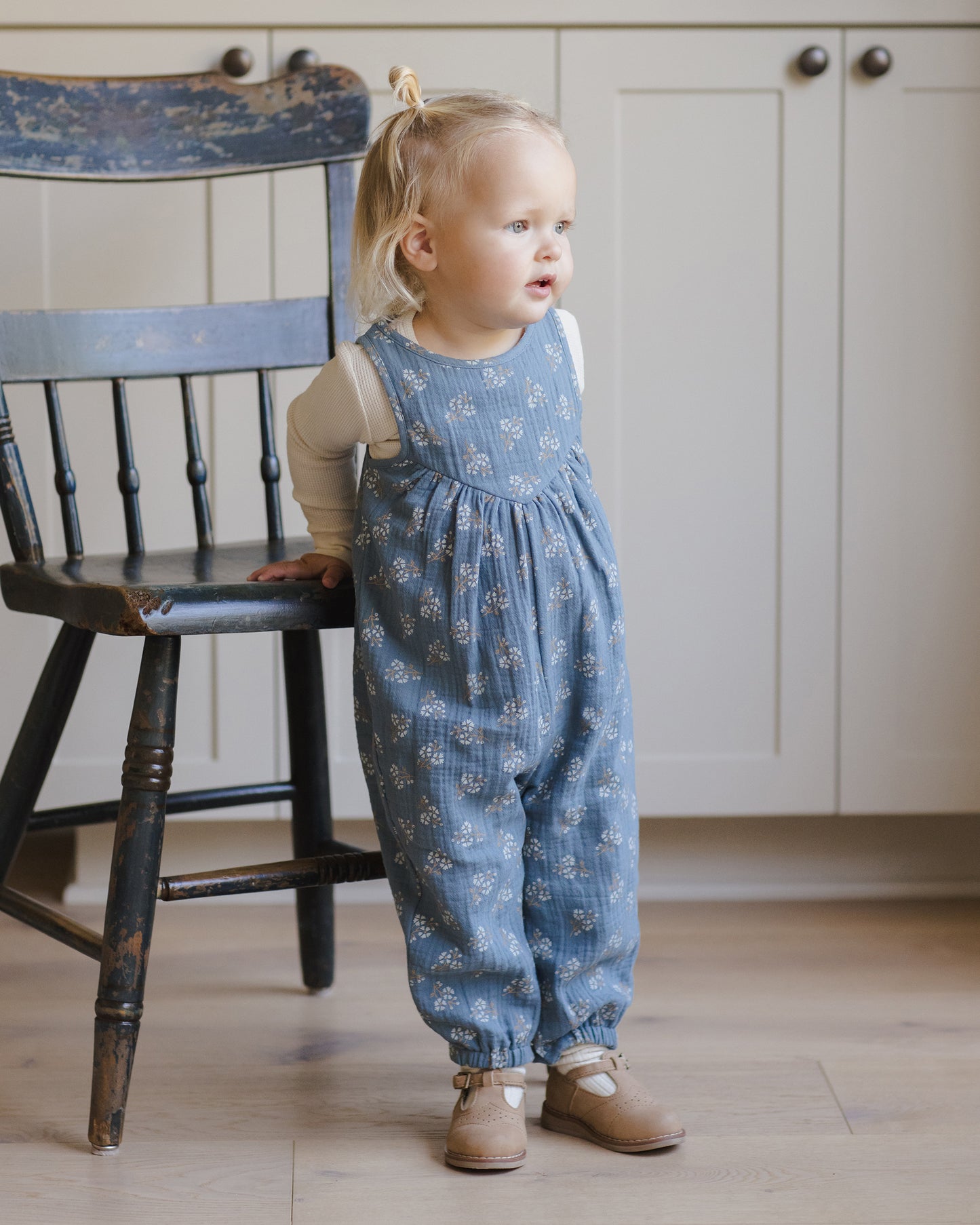 MAISIE OVERALL || BLUE FLORAL