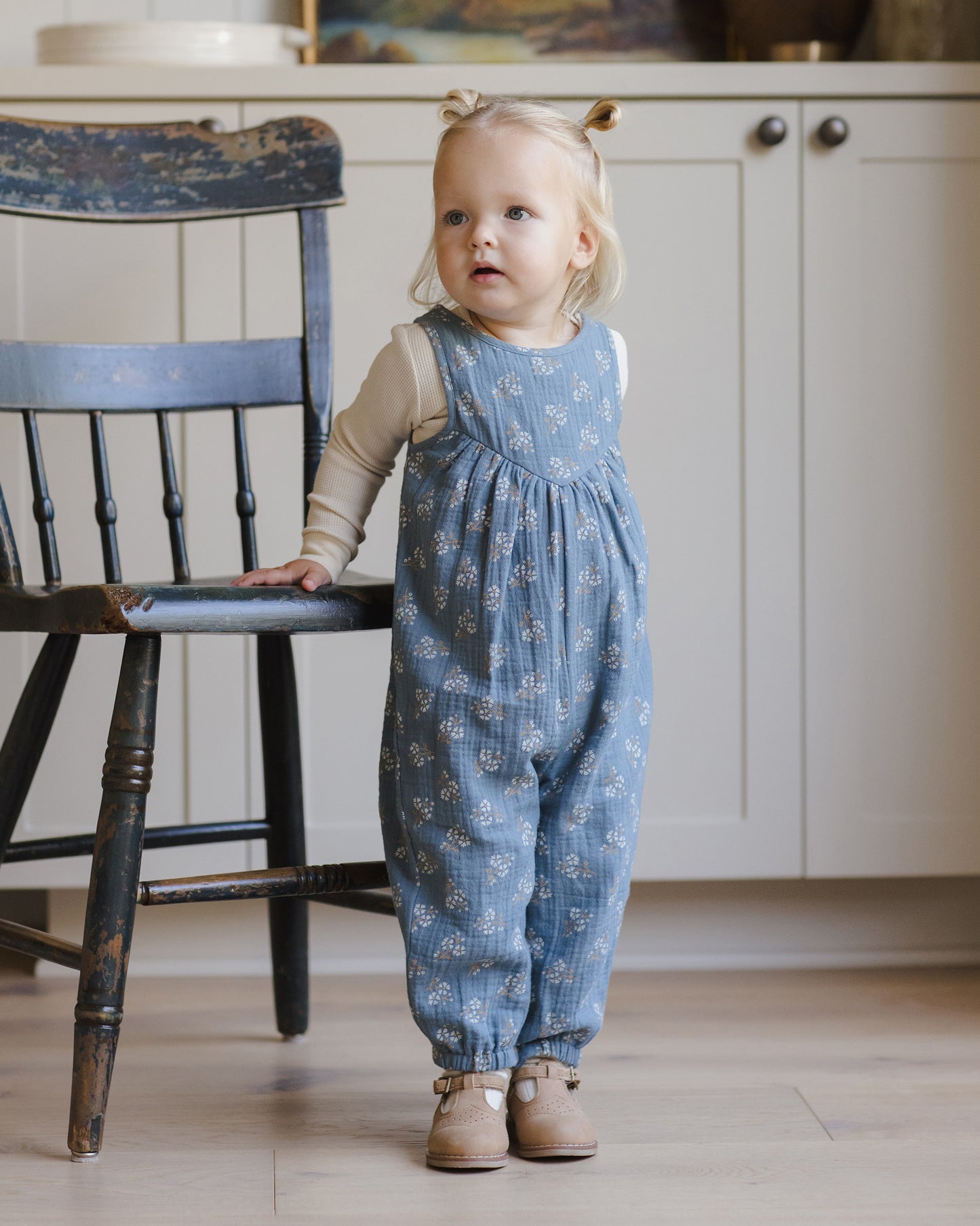 MAISIE OVERALL || BLUE FLORAL