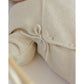 Wrap Knit Footie Heathered Natural