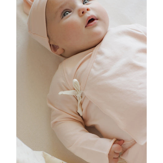 Wrap Top + Footed Pant Set || Petal - Rylee + Cru | Kids Clothes | Trendy Baby Clothes | Modern Infant Outfits |