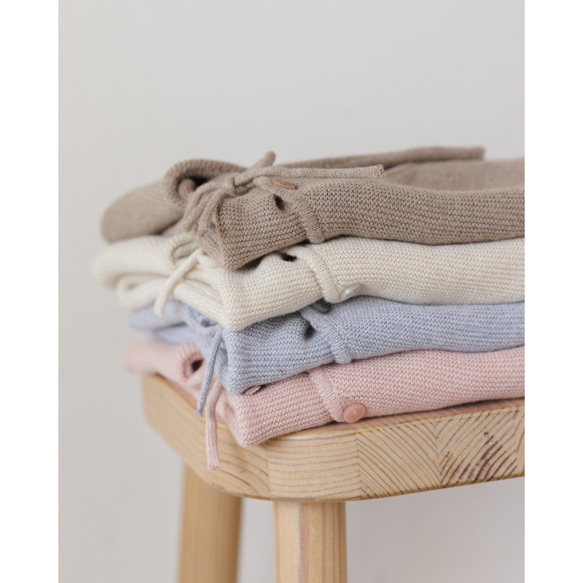 Wrap Knit Footie || Heathered Dusty Blue - Rylee + Cru | Kids Clothes | Trendy Baby Clothes | Modern Infant Outfits |