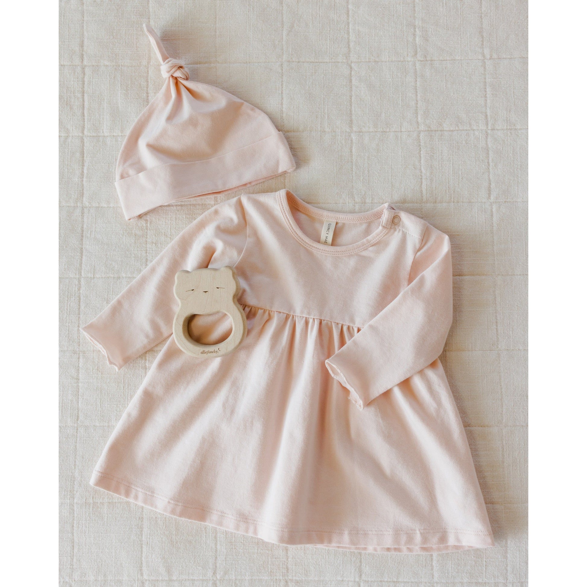 Longsleeve Baby Dress || Petal - Rylee + Cru | Kids Clothes | Trendy Baby Clothes | Modern Infant Outfits |