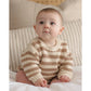 Rex Romper || Almond Stripe