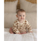 Rex Romper || Almond Stripe