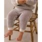CHUNKY KNIT PANT || CHERRY STRIPE