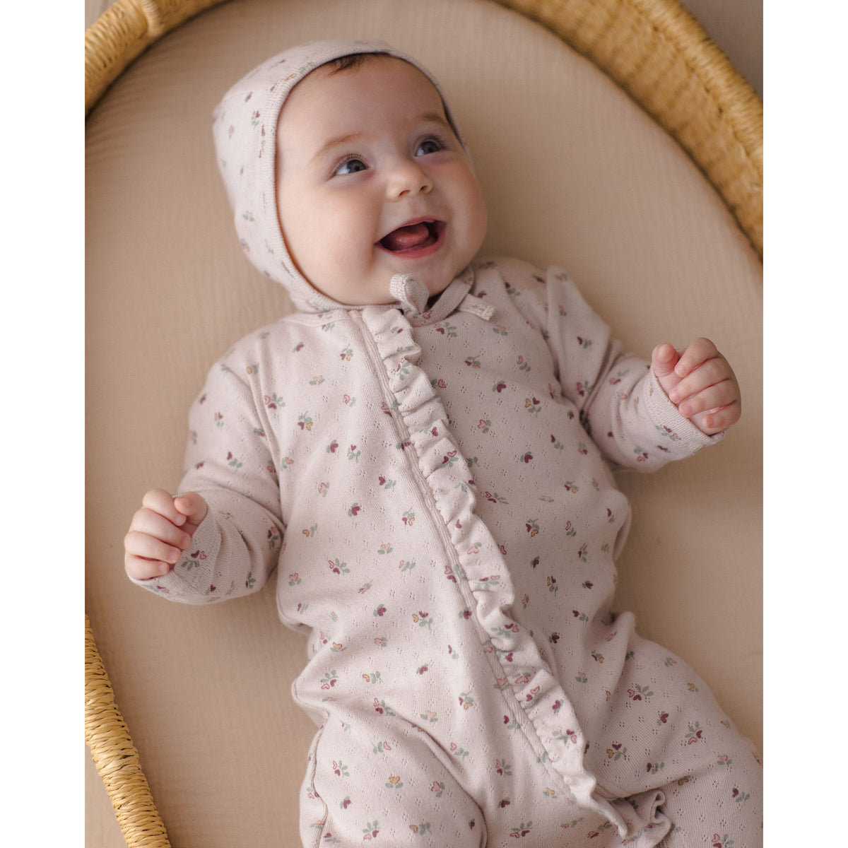 RUFFLE JUMPSUIT || HEART DITSY