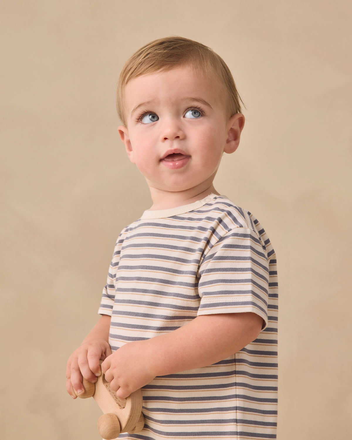 BOXY TEE || VINTAGE STRIPE