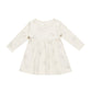 Long Sleeve Baby Dress || Swans